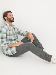 FatFace Grey Straight Cord Trousers - Image 3 of 5