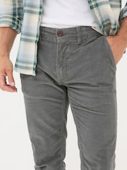 FatFace Grey Straight Cord Trousers - Image 4 of 5