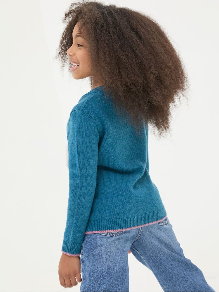 FatFace Green Karla Koala Jumper - Image 2 of 5