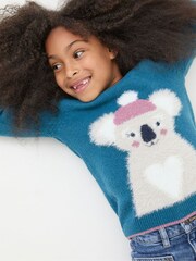 FatFace Green Karla Koala Jumper - Image 4 of 5