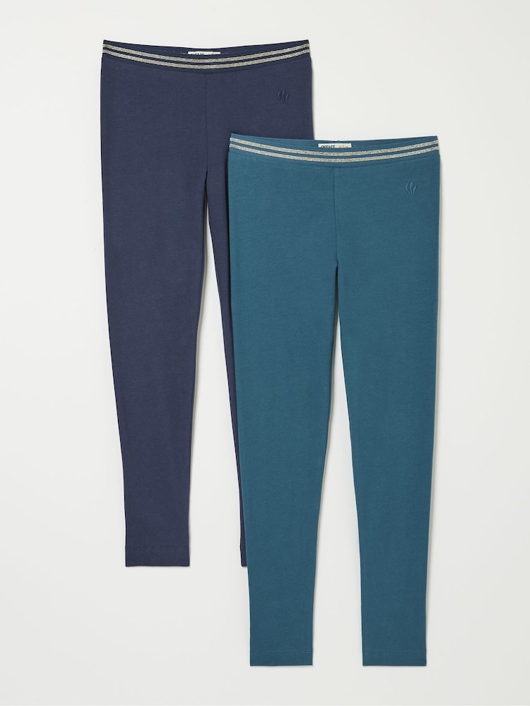 FatFace Blue Leggings 2 Pack - Image 1 of 5 FatFace Blue Leggings 2 Pack - Image 1 of 5
