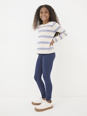 FatFace Blue Leggings 2 Pack - Image 2 of 5