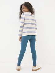 FatFace Blue Leggings 2 Pack - Image 4 of 5