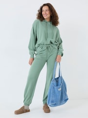 FatFace Green 100% Cotton Lexi Hoodie - Image 1 of 7