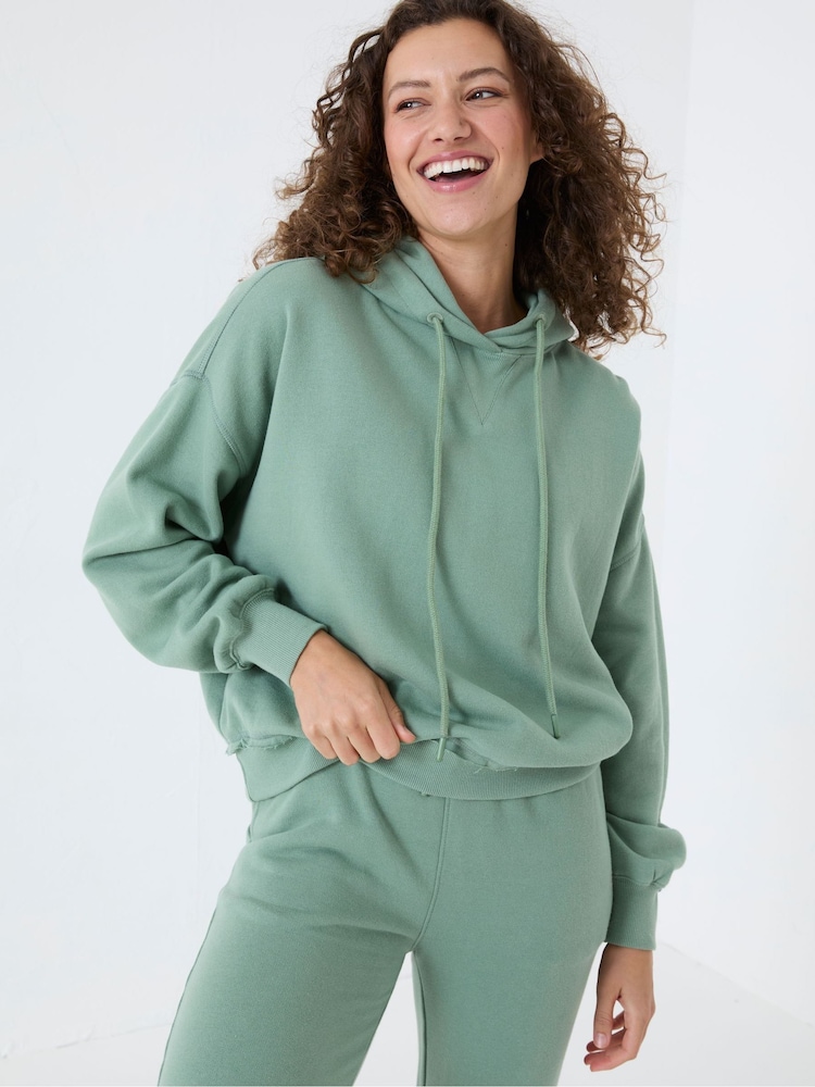 FatFace Green 100% Cotton Lexi Hoodie - Image 2 of 7