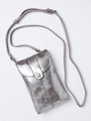 FatFace Clara Silver Phone Bag - Image 1 of 4