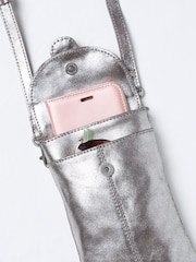 FatFace Clara Silver Phone Bag - Image 2 of 4