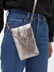 FatFace Clara Silver Phone Bag - Image 4 of 4