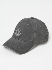 FatFace Charcoal Grey Embroidered Sun Cap - Image 1 of 4
