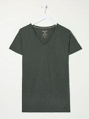 FatFace Grey Cotton Blend Abi T-Shirt - Image 5 of 5