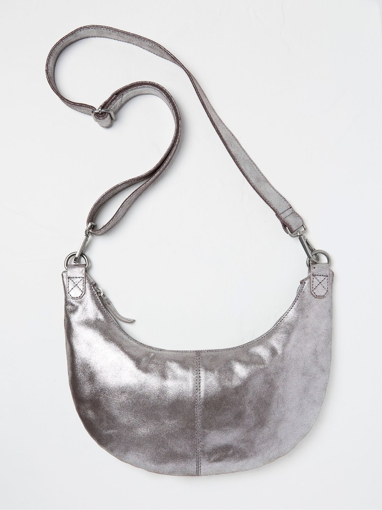 FatFace Harlow Silver Sling Bag - Image 1 of 3 FatFace Harlow Silver Sling Bag - Image 1 of 3