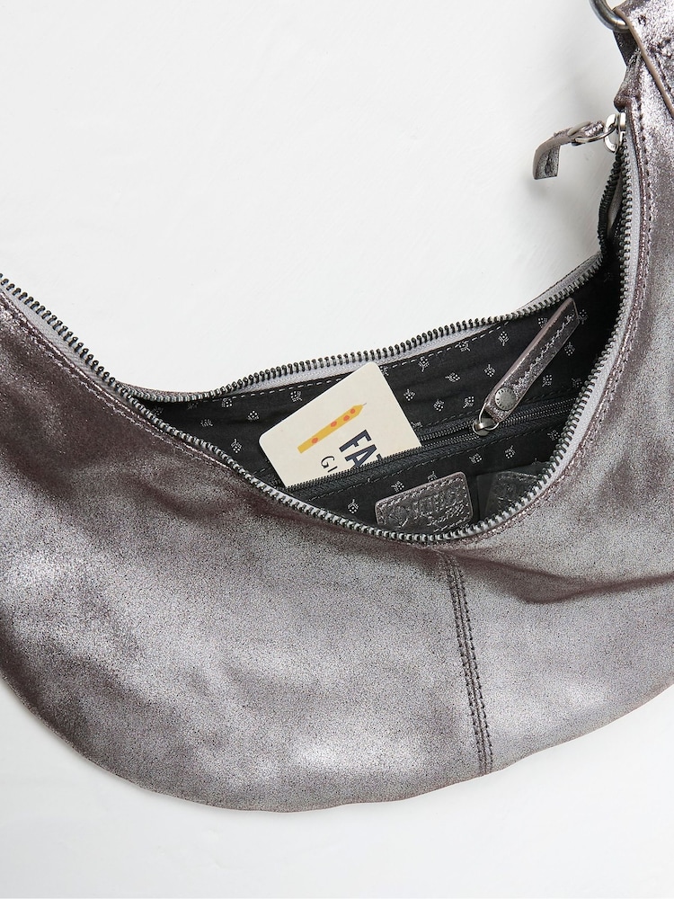 FatFace Harlow Silver Sling Bag - Image 2 of 3 FatFace Harlow Silver Sling Bag - Image 2 of 3