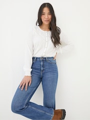 FatFace Wren White Top - Image 1 of 5
