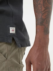FatFace Black Pique Polo - Image 4 of 6