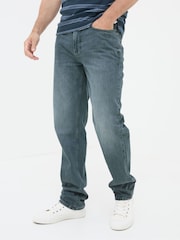 FatFace Dark Teal Blue Jeans - Image 2 of 5