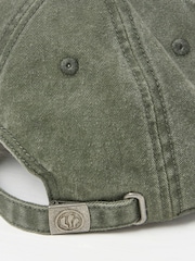 FatFace Khaki Green Embroidered Sun Cap - Image 4 of 4