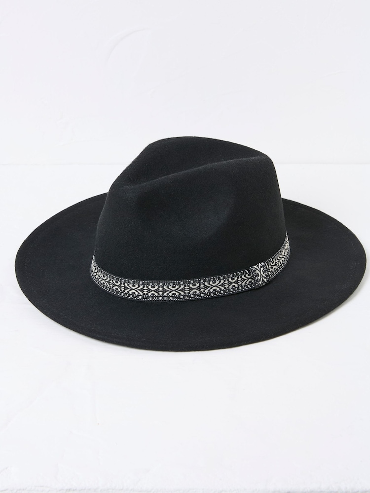 FatFace Fedora Black Hat - Image 1 of 2