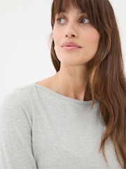FatFace Bree Grey T-Shirt - Image 4 of 5