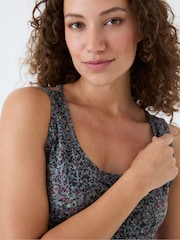 FatFace Elowen Grey Crop Top - Image 5 of 6