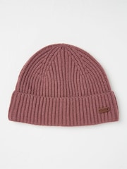 FatFace Pink Fisherman Beanie - Image 1 of 2