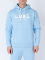 Luke 1977 Relaxed Fit Blue Grand Sky Hoodie - Image 1 of 6