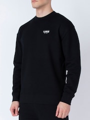 Luke 1977 Relaxed Fit Exceptional Black Sweatshirt - Image 3 of 6