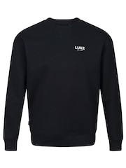 Luke 1977 Relaxed Fit Exceptional Black Sweatshirt - Image 4 of 6