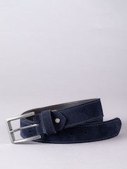 Lakeland Leather Navy Eskdale Suede Belt - Image 1 of 3