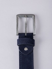 Lakeland Leather Navy Eskdale Suede Belt - Image 3 of 3