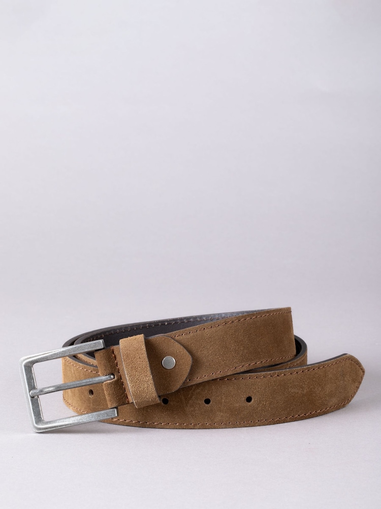 Lakeland Leather Tan Eskdale Suede Belt - Image 1 of 3