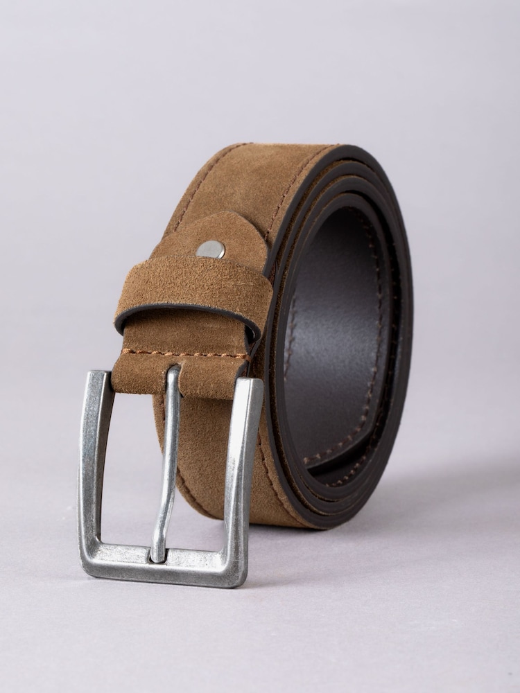 Lakeland Leather Tan Eskdale Suede Belt - Image 2 of 3