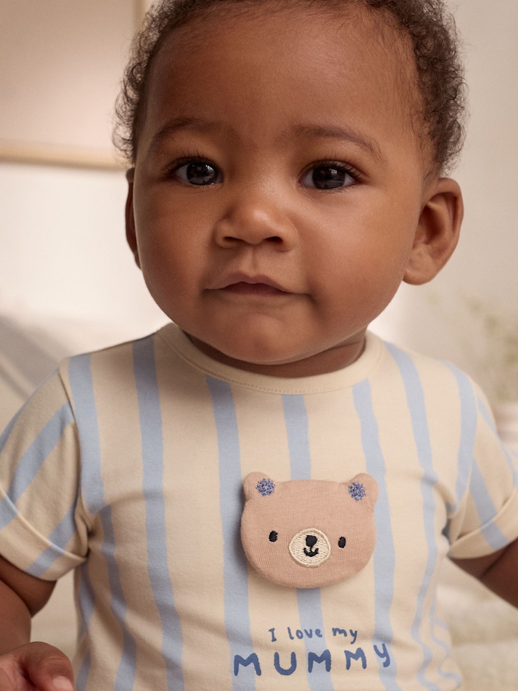 Neutral Baby Jersey Romper - Image 2 of 9