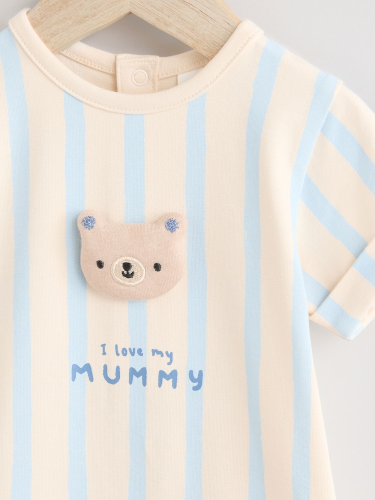 Neutral Baby Jersey Romper - Image 7 of 9