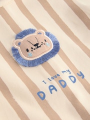 Blue Baby Jersey Romper - Image 4 of 6