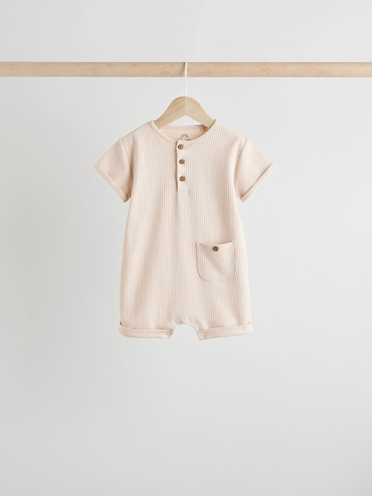 Mono Baby Jersey Rompers 4 Pack - Image 6 of 12