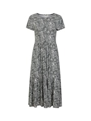 Mountain Warehouse Grey Sardinia Womens Tiered Dress - Image 1 of 6