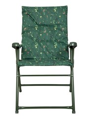 Mountain Warehouse Green Patterned Padded Folding Chair - Image 1 of 4