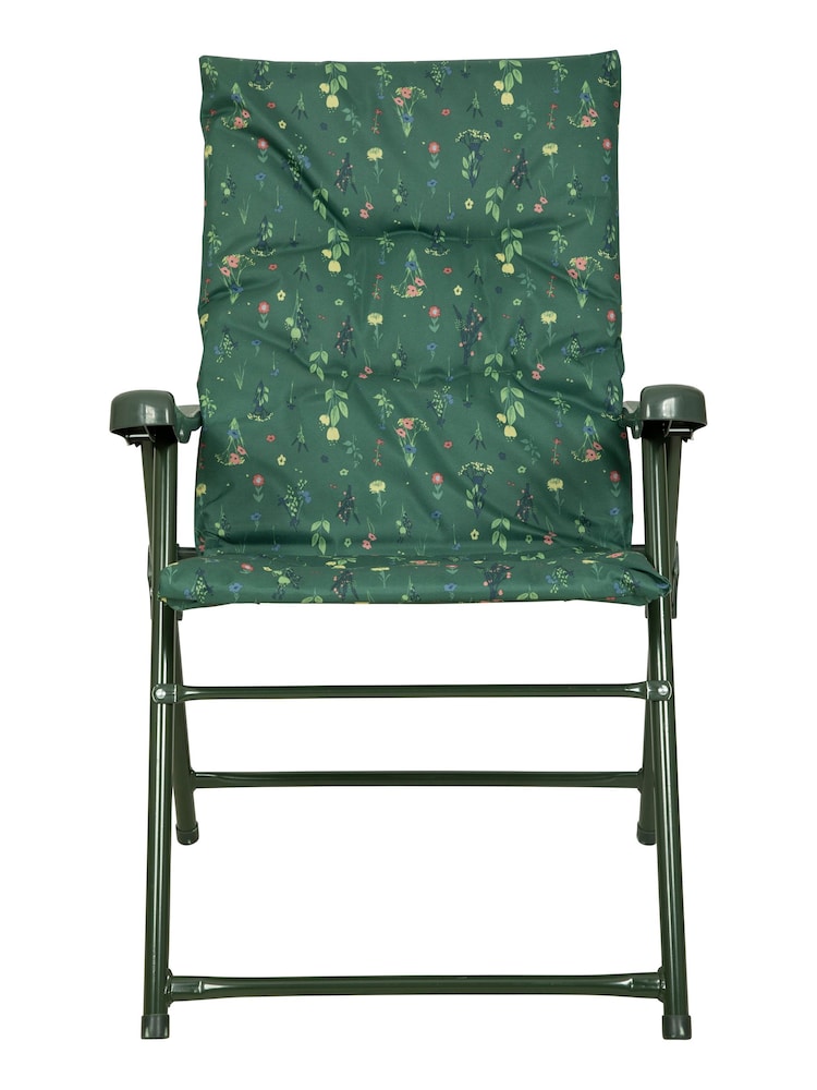 Mountain Warehouse Green Patterned Padded Folding Chair - Image 1 of 4