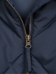 Mountain Warehouse Blue Womens Rye Long Quilted Gilet - Image 4 of 6
