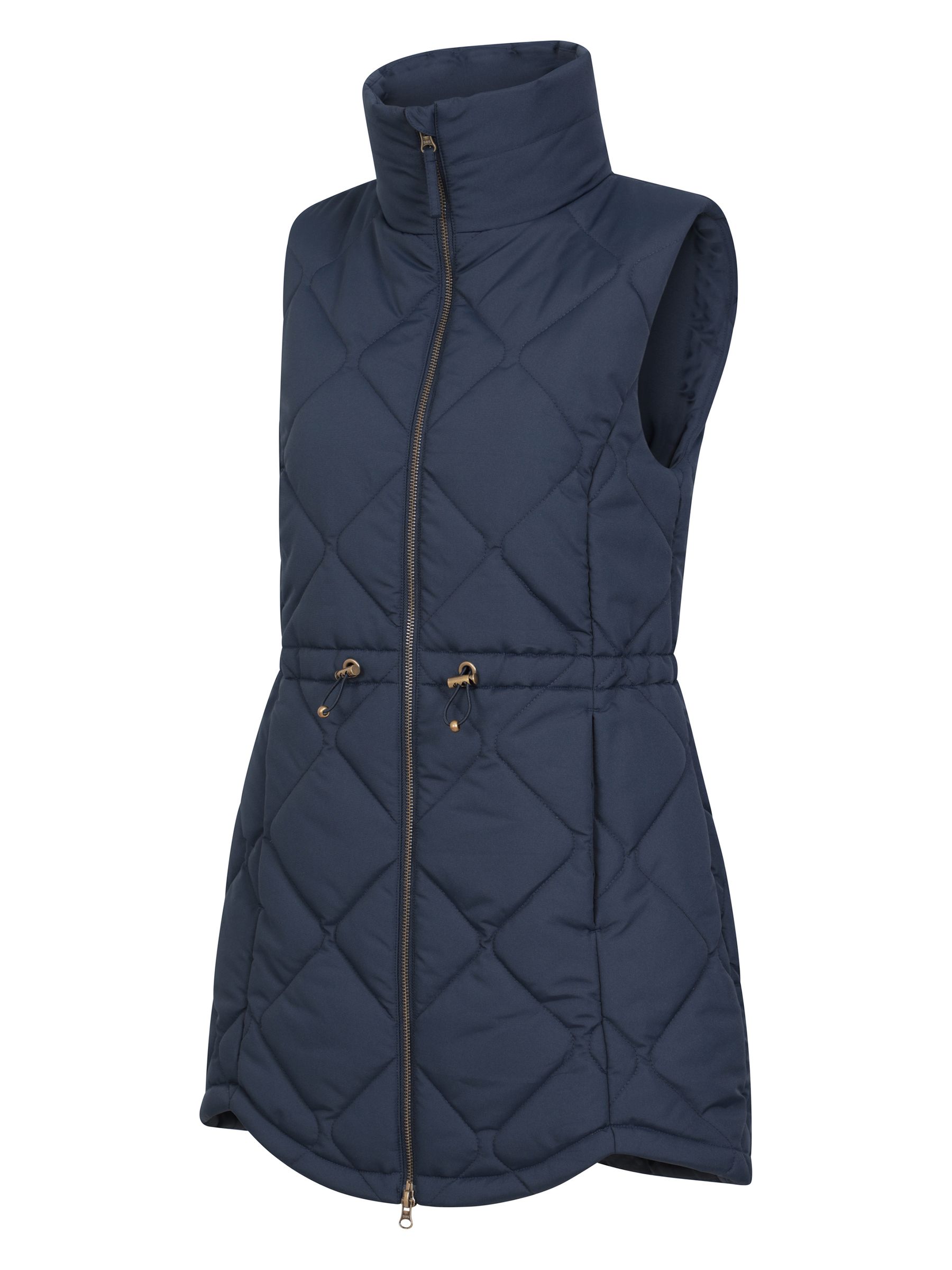 Buy Mountain Warehouse Blue Womens Rye Long Quilted Gilet from Next Luxembourg