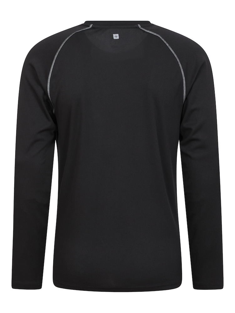 Mountain Warehouse Black Endurance Mens Long Sleeved Top - Image 2 of 6