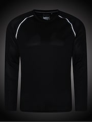 Mountain Warehouse Black Endurance Mens Long Sleeved Top - Image 5 of 6