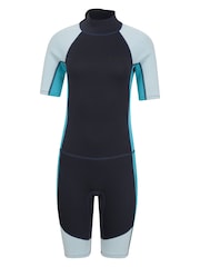 Mountain Warehouse Blue Womens Shorty 2.5/2mm Wetsuit - Image 1 of 6
