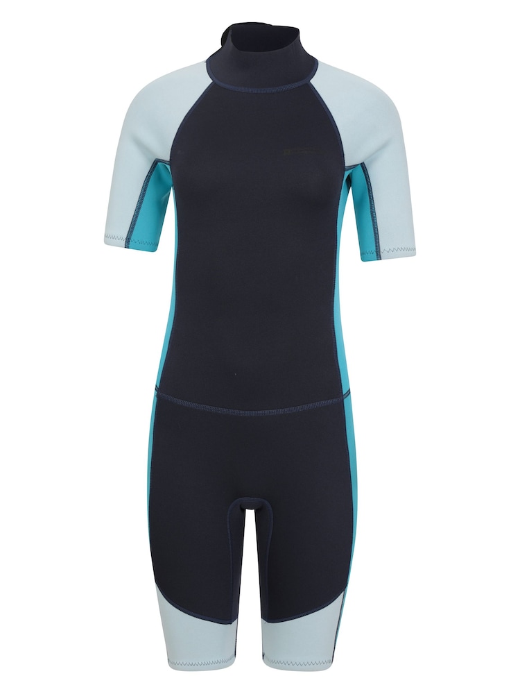 Mountain Warehouse Blue Womens Shorty 2.5/2mm Wetsuit - Image 1 of 6