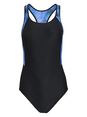 Mountain Warehouse Purple Take The Plunge Womens Printed Swimsuit - Image 1 of 7