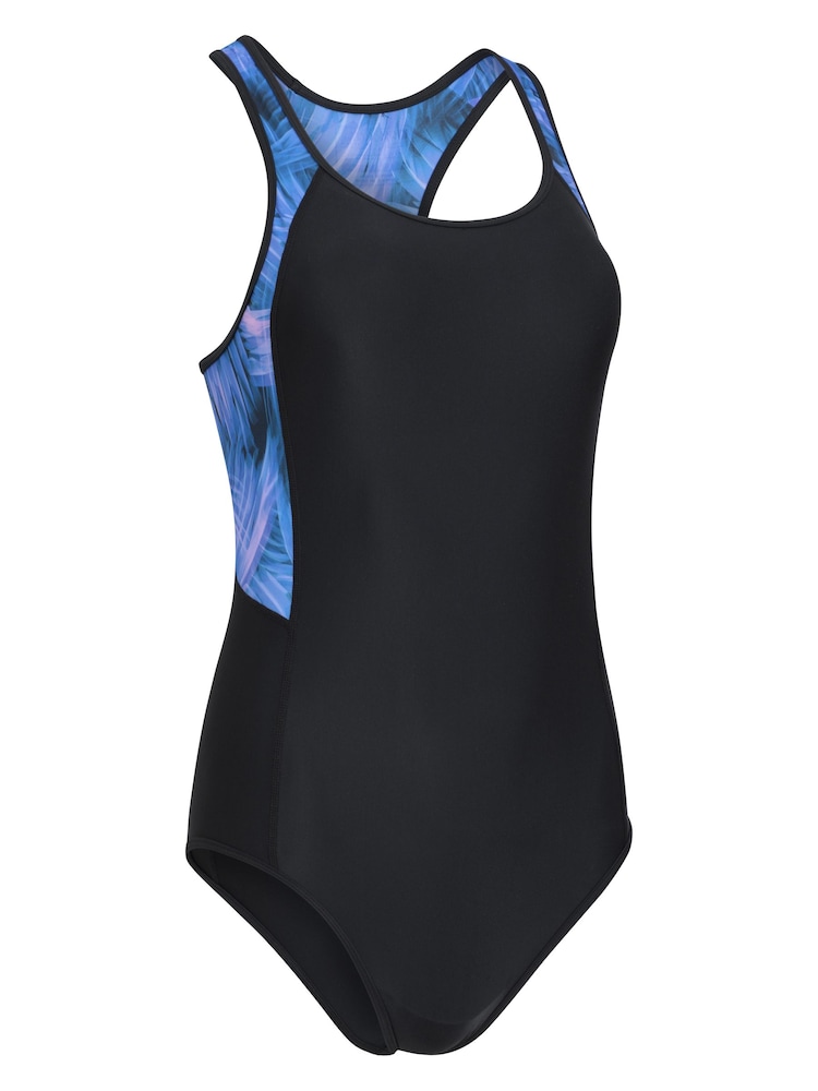 Mountain Warehouse Purple Take The Plunge Womens Printed Swimsuit - Image 2 of 7