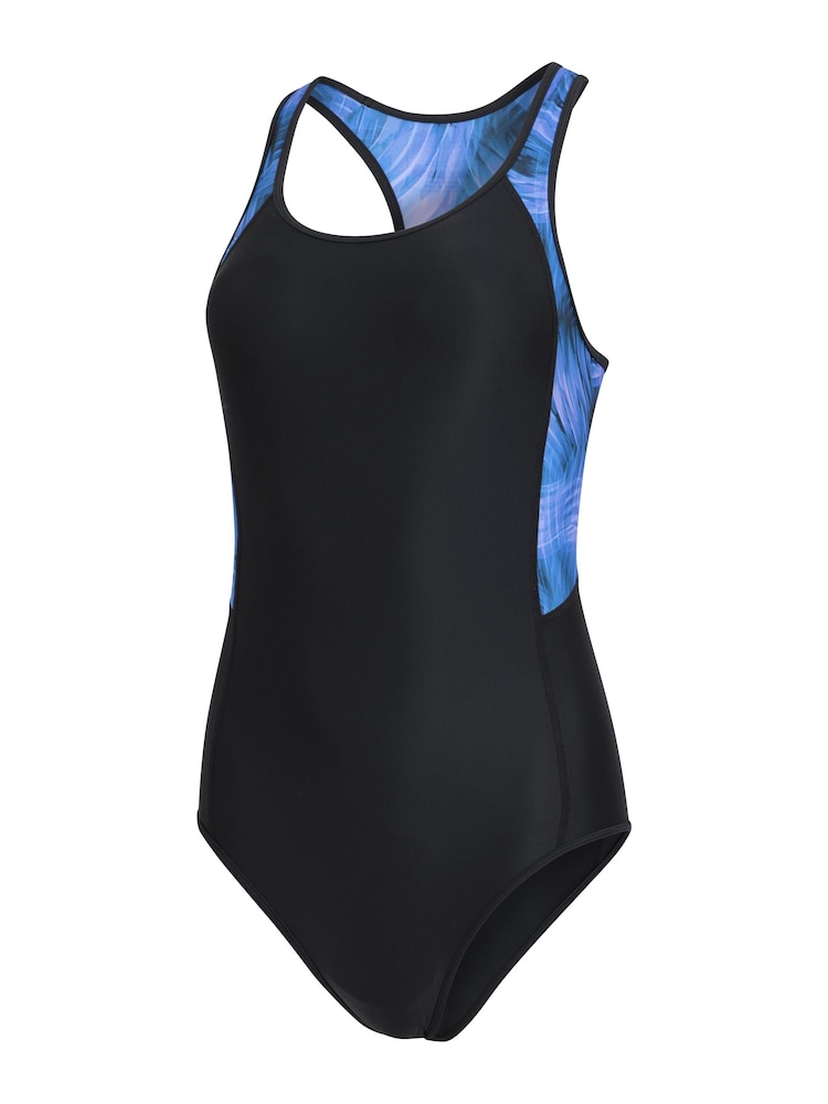 Mountain Warehouse Purple Take The Plunge Womens Printed Swimsuit - Image 4 of 7