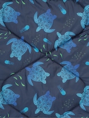 Mountain Warehouse Grey Apex Mini Square Patterned Sleeping Bag - Image 6 of 9