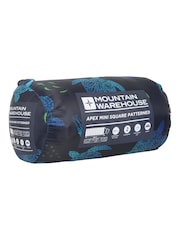 Mountain Warehouse Grey Apex Mini Square Patterned Sleeping Bag - Image 7 of 9