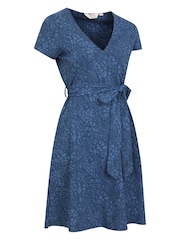 Mountain Warehouse Blue Santorini Womens UV Jersey Wrap Dress - Image 2 of 6